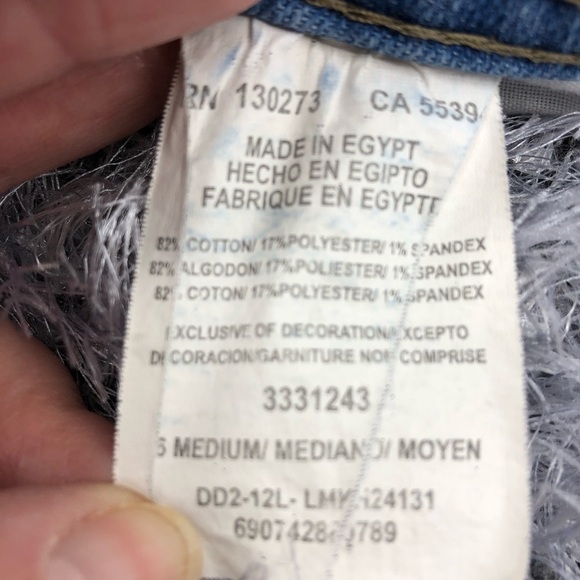 Lee Women’s 6 Light Blue Denim Capri Jeans Stretch - Picture 5 of 7